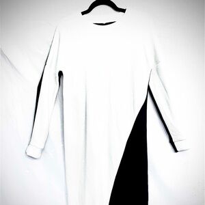 Ricciel ribbed black & white Dress size medium